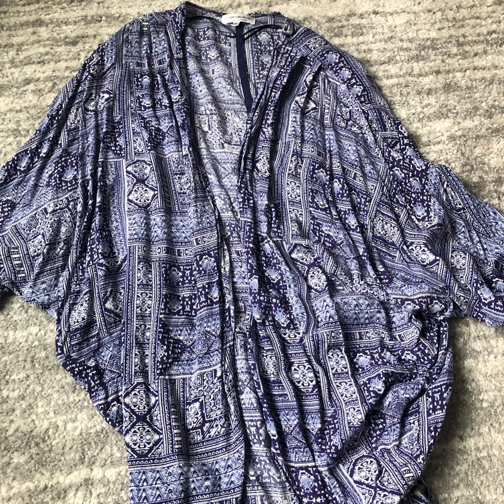 Tribal print cape